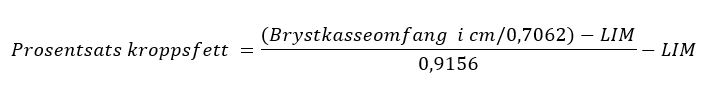 Body Mass Index for katter Feline BMI formel